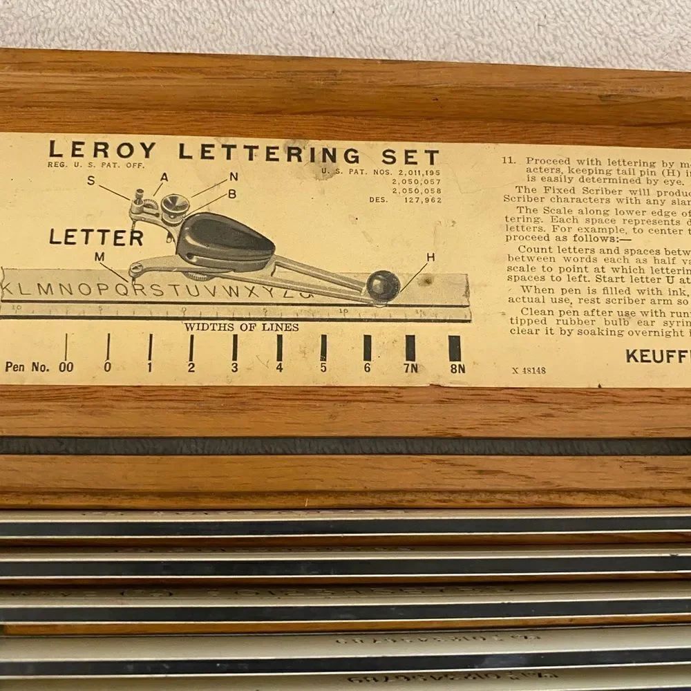 Keuffel & Esser Co - Leroy Lettering Set - Picture 6 of 8